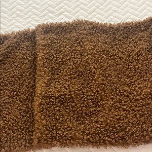 Cozy Curly Faux Shearling Fabric Pillow covers  - Brown